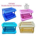 Crown Plastic Dish Rack 2 Layers