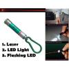 Generic Mini 3 In 1 Laser Pointer Pen LED Light Flashlight TorchCats