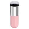 Generic Large Round Head Buffer Foundation Powder-Pink + Silver