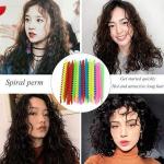 Fashion Long Spiral Hair Curlers Perm Rods Wig Styling Rollers