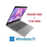 Lenovo Ideapad 3-15.6"-Intel Celeron-256GB SSD+1TB HDD-4GB RAM-Windows 11-Grey