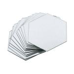 Generic 12Pcs Mirror Hexagon Removable Acrylic Wall Stickers Art DIY Home Decor Decals-Silver