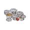 Generic New 6 Piece Stainless Steel Food Server Hot Pots