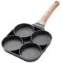 Generic 4-Hole Omelet Pan For Burger Eggs Ham PanCake Maker Frying