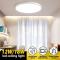 Generic 12W/18W Voice Control/PIR Motion Sensor LED Ceiling Light Lamp Flush Mounted Fixture Chandeliers For Living Room Bedroom Kitchen Home Lighting AC85-265V 12W Voice Control