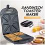 Sokany 4 SLICE SANDWICH MAKER + FREE EGG BOILER