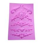 Generic Silicone Baroque Flower Fondant Mould Cake Decorating-