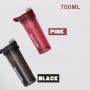 Generic 700ML GYM Shaker Bottle / Water Bottle + Powder Mixing Ball