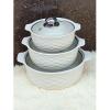 Generic 3 Pieces Set Ceramic Casserole Serving Dishes