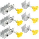 Generic 6 Pack Sliding Window Locks Security Aluminum Adjustable