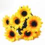 Generic 1 Bouquet 7 Heads Artificial Sunflower Faux Silk Flowers Home Wedding Decor