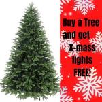 Pvc Artificial Christmas Tree With FREE Christmas Lights
