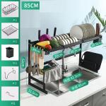 Generic 2 Tier Multifunctional Kitchen Utensil Storage Dish Rack