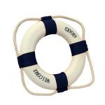 Generic Welcome Aboard Foam Nautical Life Lifebuoy Ring Boat Wall