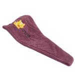 Generic Hair Dry Hat Absorbent Shower Cap Hair Wrap Headscarf Purple