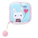 Brookside Girls Cute Cartoon Sanitary Napkin Towel Pads Small Bag Purse Holder Organizer 9Y4M light blue