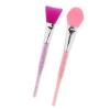 Generic 2x Soft Silicone Facial Face Mask Mud Mixing  Brush Applicator