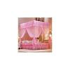 Generic 4 By 6 Pink Mosquito Net With  Portable Stands