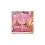 Generic 4 By 6 Pink Mosquito Net With  Portable Stands