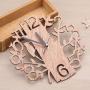 Generic Creative Tree Shaped Wooden Wall Clock Quartz Clock House Living Room
