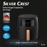 silver crest Air Fryer 8L Double Sided Air Fryer With Oven