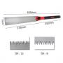 Generic 1pcs Saws Japanese Double Edge Hand Saw 3 Side Teeth