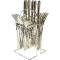 Generic 24 Pieces Stainless Steel Cutlery Set With A Stand