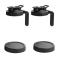 Generic Wide Mouth Mason Jar Lids,2Pcs Flip Cap With Handle & 2PCS
