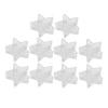 Generic Empty Clear Plastic Candle Making Containers Mold Star Shape 10pcs
