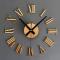 Generic DIY Luxury 3D Roman Numerals Wall Clock Large