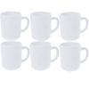 Luminarc Essence Plain White Tea Coffee Mug Cup.