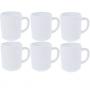Luminarc Essence Plain White Tea Coffee Mug Cup.