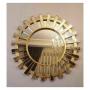 Generic Circular Gold Wall Mirror
