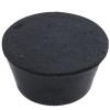 Generic 4 Pcs black rubber foot caps pipe caps protective caps chair cap