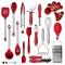 Generic 25Pcs Nylon&Silicone Non-stick Cooking Utensils Tools Set Heat Resistant Spoon Spatula Kitchen Dinnerware Gadgets Accessories
