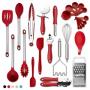 Generic 25Pcs Nylon&Silicone Non-stick Cooking Utensils Tools Set Heat Resistant Spoon Spatula Kitchen Dinnerware Gadgets Accessories