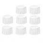 Generic 8 Pack Round Tablecloth, 84 Inch White Disposable Table Covers PEVA Waterproof Plastic Round Tablecloths White