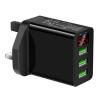 Generic 5V 3A Charger Head Digital Display High Compatibility-Black