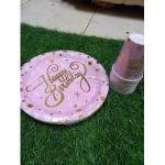 Generic Happy Birthday Cups &Plates Decoration