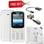 Samsung DUOS  - (SM-B310E) - Dual Sim, White + Free Gifts