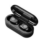 TWS F9 Mini TWS Bluetooth Wireless Headphones With Mics Sport Waterproof TWS Earbuds - Black