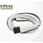 Infinix USB Charging Cable(Smart) - White