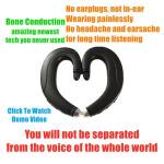 Generic F88 Bone Conduction Earhook Wireless Bluetooth Earphone/Bluetooth Headphone/Bluetooth Headset Black
