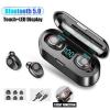 TWS Wireless Bluetooth Ear-bud In-ear Bass & Stereo Headsets Earphone F9 With Charging Pod Sale