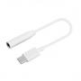 Generic Type C Male To 3.5mm Female Jack AUX Audio Headphone-White