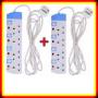Power King 2 Heavy Duty 4 Way Power Extension With Switch