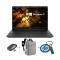 HP Notebook 15-Intel Celeron-4GB RAM-256GB SSD-Windows 11-15.6"-Black+Keyholder+Mouse