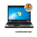 HP Refurbished EliteBook 8440p, Intel Core I5, 4GB-RAM, 500GB-HDD, 14.1`-Silver And Black.