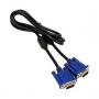 Generic 1.5m Ultra Slim SVGA Super VGA 30/32AWG M/M Monitor Cable W/ Ferrites