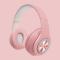 Generic Casque Bluetooth Extra Bass Rose
